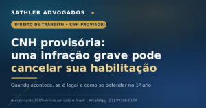 CNH provisória: motorista de primeira habilitação em blitz de fiscalização no Espírito Santo